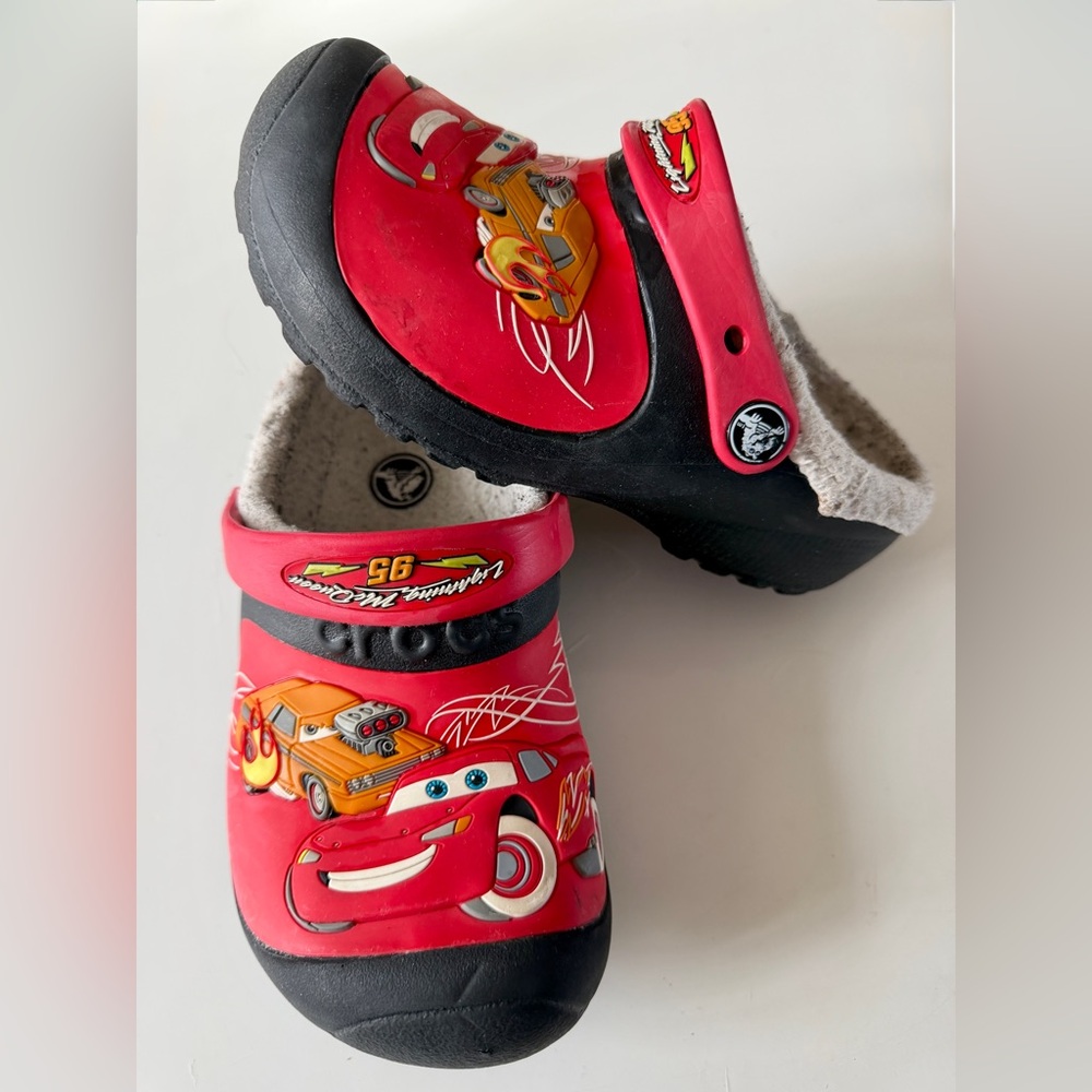 Crocs Lightning McQueen Cars Kids J1 – Fleece Lined - Picture 4 of 8